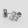 Trillium Diamond Studs- Choice of Natural or Lab Diamonds - .20ct to .96ct Total Weight
