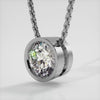 Simply Solitaire Bezel Set Diamond Pendant - Choice of Lab or Natural Diamonds - .25ct to 1.00ct