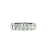 Ladies Elongated Cushion Cut Eternity Band