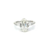Step-Cut Oval Lab Diamond - Italian Pave - Available in 1.00ct - 7.00ct
