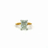 Radiant Cut Lab Diamond - Classic 1.50mm Tube Solitaire & Diamond Prong Design - Available in 1.00ct - 7.00ct