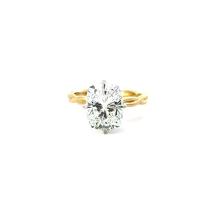 Elongated Cushion Cut Natural Diamond – Braid Shank – video