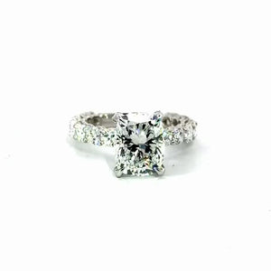 Elongated Cushion Cut Natural Diamond – Cushion Cut Illusion Shank – video