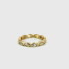 Ladies east-west marquise bezel wedding band, 1.20ct TW – video