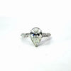 Pear Shape Natural Diamond – Marquise-Round Diamond & Diamond Prong Design – video