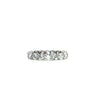 Ladies Round Cut Eternity Band