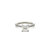 Princess Cut Diamond- Italian Pave Non-Cathedral Design-Choice of.50ct /.80ct / 1.00ct or 1.20ct Centre Diamond