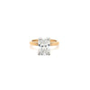 Radiant Cut Lab Diamond - 2MM Cigar Band - Available in 1.00ct -7.00ct - Lab Engagement Ring