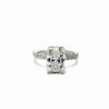 Radiant Cut Lab Diamond - Reverse Halo- Available in 1.00ct - 7.00ct - Lab Engagement Ring