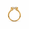 Rotated marquise natural diamond engagement ring, 2mm knife-edge floating design – view 5 of 5