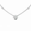 Round Cut Bezel with Round Cut Diamond-By-The-Yard Necklace | 1.00ct TW - Lab Diamond Necklace