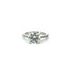Round Cut Diamond- Italian Pave Cathedral Design-Choice of.50ct /.80ct / 1.00ct or 1.20ct Centre Diamond - Hidden Halo