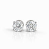 Round Portuguese Cut Diamond Stud Earrings - Available in 1.00 to 6.00ct - Lab Diamond Stud Earrings