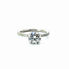 Square Cushion Cut Lab Diamond - Reverse Halo - Available in 1.00ct - 7.00ct - Hidden Halo Reverse Halo Lab Diamonds