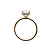 Square Cushion lab diamond engagement ring, reverse halo – view 2 of 4