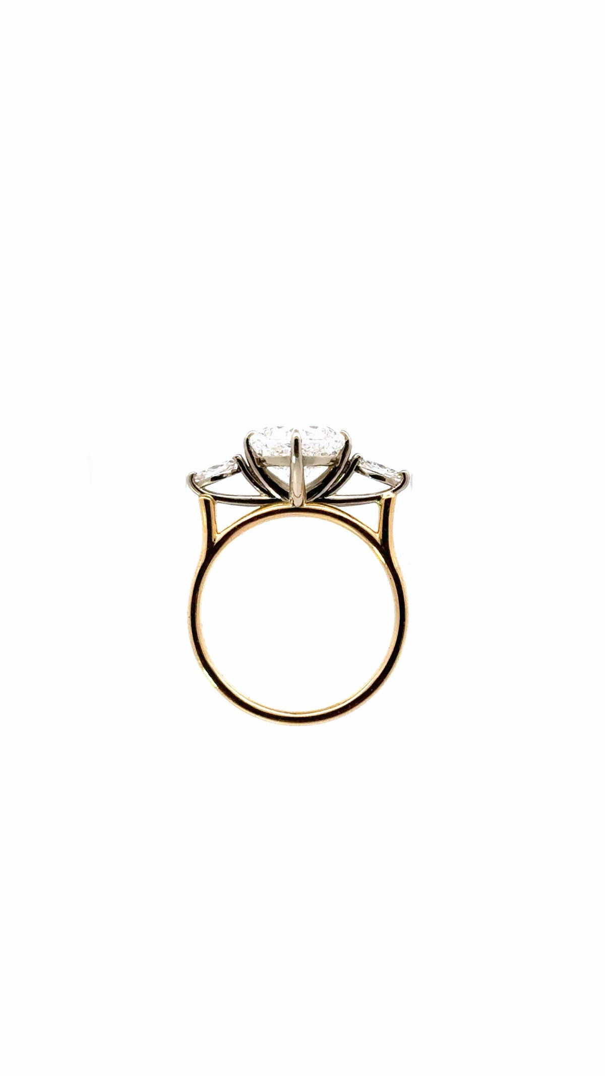 Square Cushion Cut with Side Marquise Cut Diamonds Engagement Ring Design- Choice of.50ct /.80ct / 1.00ct or 1.20ct