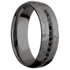 Tantalum Noir + Hammer Finish - NTA7DHALFETERNITYBLKDIA.03CH - Custom
