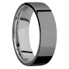 Tantalum Noir + Polish Finish + Titanium - 7 mm wide Flat Tantalum Noir band featuring a Titanium sleeve. - Custom