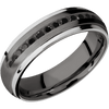 Tantalum Noir + Satin Polish Finish - NTA6DGE21EDGE/PTHALFETERNITYBLKDIA.03CH - Custom