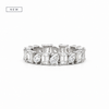 Trois et Moi Eternity Band | Emerald and Pear Shape | Lab or Natural Diamonds - Wedding Band