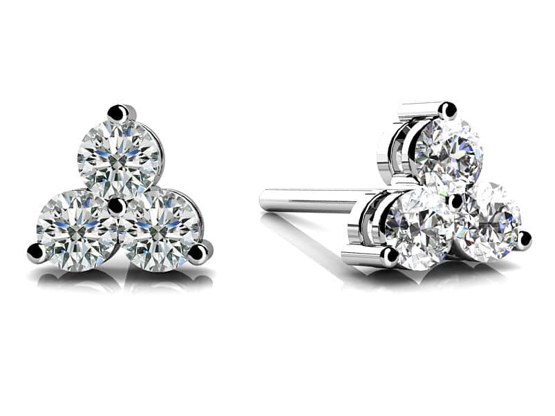 Trillium Diamond Studs – view 2 of 3