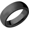 Zirconium + Bead Finish - Z7DSIDEETERNITYBLKDIA.01BEAD - Custom