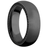 Zirconium + Bead Finish - Z7DSIDEETERNITYBLKDIA.01BEAD - Custom