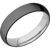 Zirconium + Polish Finish + Titanium - 5 mm wide Domed Zirconium band featuring a Titanium sleeve. - Custom