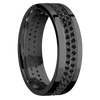 Zirconium + Polish Finish - Z7FBLKDIA2ROWETERNITY.015BEAD - Custom