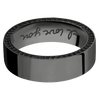 Zirconium + Polish Finish - Z7FSIDEETERNITYBLKDIA.01BEAD - Custom