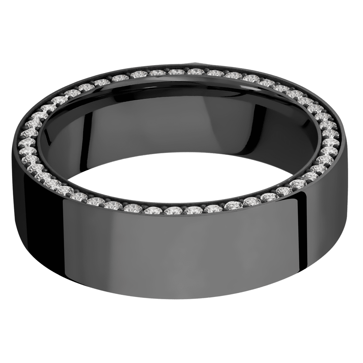Zirconium + Polish Finish - Z7FSIDEETERNITYDIA.01BEAD - Custom