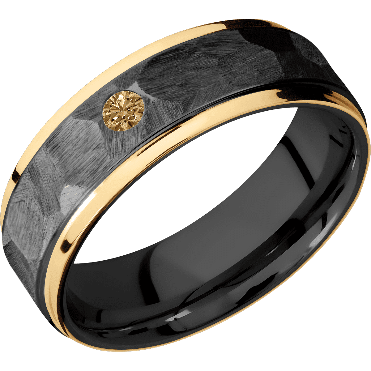 Zirconium + Rock Polish Finish - Z7FGE21EDGE/14KYCOCODIA.10F - Custom