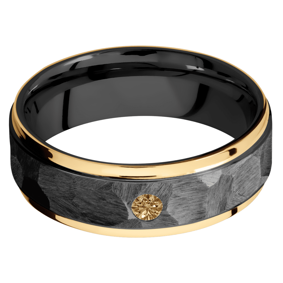Zirconium + Rock Polish Finish - Z7FGE21EDGE/14KYCOCODIA.10F - Custom