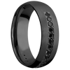 Zirconium + Satin Finish - Z7DHALFETERNITYBLKDIA.03BEAD - Custom