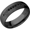 Zirconium + Satin Finish - Z7DHALFETERNITYBLKDIA.03BEAD - Custom