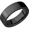 Zirconium + Satin Finish - Z7FSIDEETERNITYBLKDIA.01BEAD - Custom