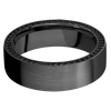Zirconium + Satin Finish - Z7FSIDEETERNITYBLKDIA.01BEAD - Custom