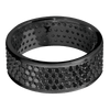 Zirconium + Satin Finish - Z8FBLKDIA4ROWETERNITY.015BEAD - Custom