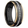 Zirconium + Satin Polish Finish - Z8FGE21EDGE/14KYETERNITYLABDIA.015BEAD - Custom