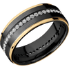 Zirconium + Satin Polish Finish - Z8FGE21EDGE/14KYETERNITYLABDIA.015BEAD - Custom