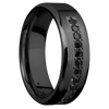 Zirconium + Satin Polish Finish - Z7BHALFETERNITYBLKDIA.03BEAD - Custom