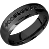 Zirconium + Satin Polish Finish - Z7DBHALFETERNITYBLKDIA.03BEAD - Custom