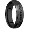 Zirconium + Satin Polish Finish - Z7DBHALFETERNITYBLKDIA.03BEAD - Custom